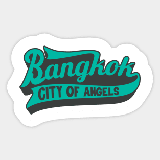 Stylish Bangkok Lettering Sticker